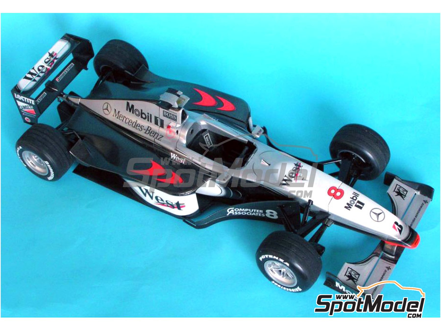 Reji Model 025: Marking / livery 1/20 scale - McLaren Mercedes MP4
